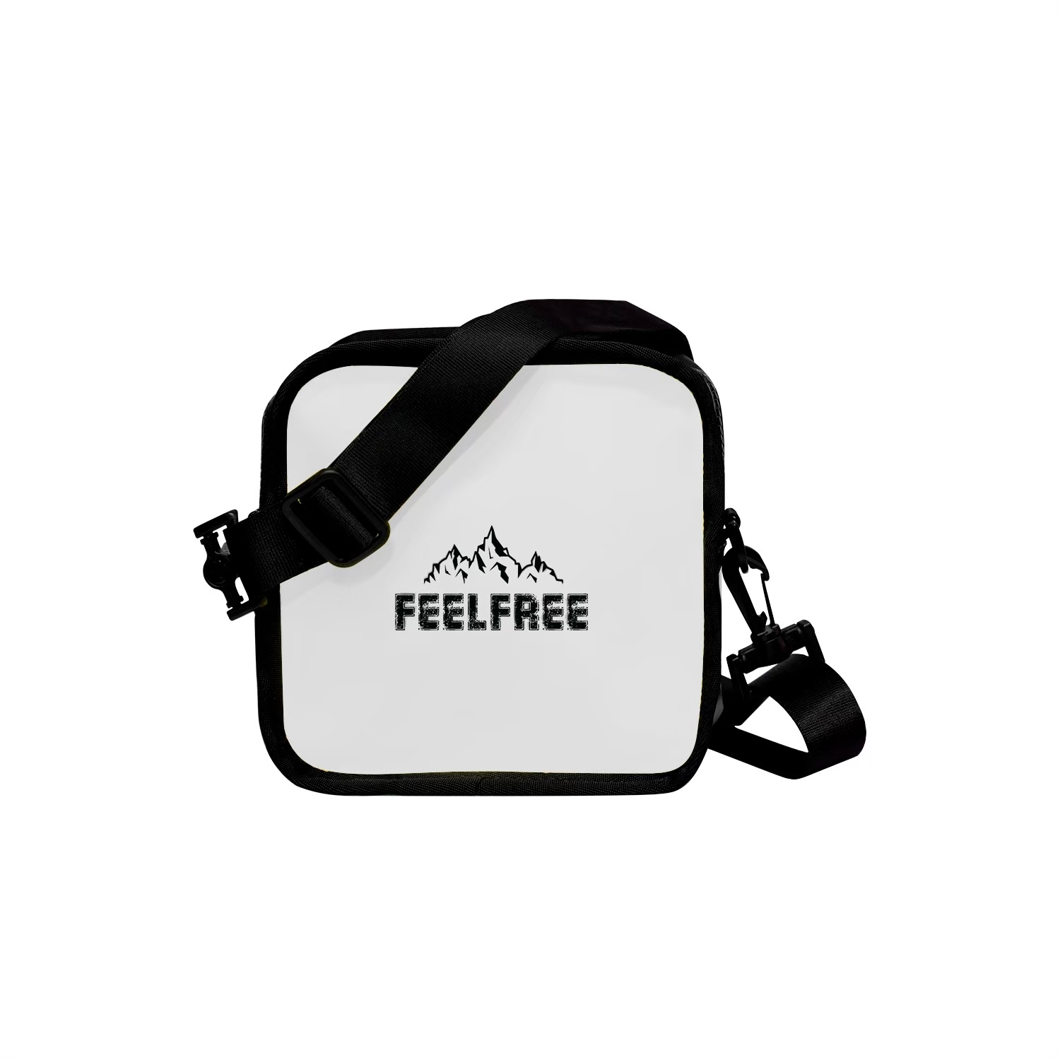 กระเป๋าสะพายข้าง FEELFREE รุ่น QQ สีขาว_4